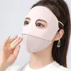 Nueva Máscara de Protección Solar de Cara Completa, Máscara Facial de Seda Helada Transpirable de Verano para Cara Completa, Máscara Facial para Conducir y Ciclismo, Máscara Facial Casual