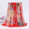 Bufandas para mujer, primavera y otoño, finas, grandes, de hilo, toalla, 2023, nuevo chal rojo de red, moda de verano, protector solar, bufanda de temperamento