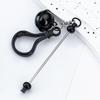 Llavero de campana de cuentas DIY, llavero de plástico de color caramelo, bolso decorativo, lindo colgante, llavero personalizado