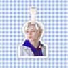 Etiqueta de Bagagem Park Ji-Hyun Pingente para Mala Mochila Tag Decorativo com Corrente Pendurada Mercadoria Mesmo Estilo