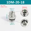 Adaptador hidráulico acero 45# Yonghua cono de 24 grados férula sello ED fitting para manguera 1CB 1CM 1DB 1DM
