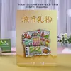 Pegatinas de madera para refrigerador de Zhangjiajie, recuerdos turísticos, lugar escénico de Guochao Wenchuang, pegatinas magnéticas para refrigerador de la ciudad, venta al por mayor