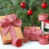 Decoraciones Navideñas Semanales Cinta de Lino a Cuadros Blanco y Negro Lazo DIY Cinta Decorativa Decoración Árbol de Navidad