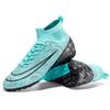 Zapatos de Fútbol de Caña Alta para Adultos Transfronterizos para Hombre y Mujer Tf Tacos Rotos Césped Artificial Ag Tacos Largos Zapatos de Fútbol para Entrenamiento de Estudiantes Venta al por Mayor