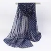 Novo lenço de seda georgette estampado feminino fino primavera e outono versátil pequeno lenço longo moda coreana lenço de presente