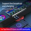 Tarjeta de Sonido para Transmisión en Vivo Versión Inglesa Sy8 Todo en Uno Audio y Video para el Hogar Canto Altavoz de Audio para Exteriores Estéreo