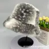 Chapéu de pescador de pelúcia quente de inverno, estampa de leopardo clássica retrô, moderno e versátil, faz o rosto parecer menor, chapéu bucket acolchoado e espesso