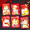 2027 Ano do Carneiro Envelopes Vermelhos Novo Design Criativo Cento de Yuan Desenho Animado de Carneiro Envelopes Vermelhos do Zodíaco para o Ano Novo Chinês Atacado