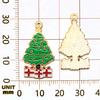 Serie de Dibujos Animados Navideños Colgante Lindo de Papá Noel con Goteo de Aceite Copo de Nieve Colgante Regalo Accesorios de Joyería de Reno