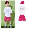 Disfraces de animadoras para niños, escuela primaria, jardín de infantes, juegos escolares, animadoras, falda de gasa roja rosa, traje de actuación