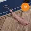 Atacado de Fábrica Ornamento Pendurado Estilo Antigo Marcador de Página Leque Festivo Tassel Colorido Embalagem Presente Cortina Pequeno Tassel
