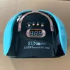 Lámpara para Uñas Sunc4Plus 256 Vatios Temporizador Inteligente Máquina de Fototerapia Secado Rápido Esmalte de Uñas Lámpara de Curado de Gel Secado Rápido Inteligente