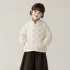 Capa interior ligera de plumón para niños, nueva colección otoño/invierno 2026, chaqueta corta de plumón unisex para niños, capa interior de manga larga para bebés