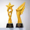 2026 Nuevo Trofeo de Cristal Impreso en 3D Trofeo Creativo de Estrella Placa de Trofeo Grabado de Empresa Premio