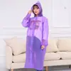 Impermeable para Adultos, Estilo Largo, Protección de Cuerpo Completo Contra Lluvia Fuerte, Monopatín Eléctrico para una Persona, Unisex, Poncho de Lluvia para Bicicleta para Adultos