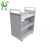 Archivos biblioteca escolar carrito plano de tres pisos tipo V carrito plano para libros tipo W Carrito para libros de archivo