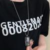 Collar Black Myth Wukong del mismo estilo para hombres y mujeres 2024, nuevo Equaling Heaven Great Sage, cadena de lana de acero de titanio, accesorios de tarjeta colgantes simples