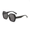 Gafas Xunge 3346 Montura Grande Cuadrado Polígono Color Populares Europeas y Americanas Gafas de Sol para Mujeres y Hombres