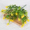 Simulación de césped de Milán, hojas de eucalipto de plástico, planta de loto de imitación, suministros de jardinería de pared, flores decorativas