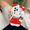 Funda Popular Linda Oso Gato Kt para Teléfono Adecuada para Apple 17Promax Iphone16Plus Silicona 15/14P