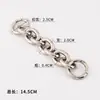 Cadena de extensión para correa de hombro de bolso de fábrica, modificación de cadena, cinturón de bolso, cadena gruesa alargada, accesorios de cadena corta DIY, compra individual