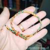 Pulsera de cuerda roja de la mano guardiana de ocho, pulsera pequeña fresca, puede agregar oro jade multiuso este año de la vida, pulsera multicolor al por mayor, cuerda