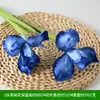 Flores Artificiales Flor Azul Materiales Boda Salón de Bodas Decoración del Hogar Rosas Artificiales Flores Falsas Flores de Plástico Venta al por Mayor