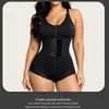 Ropa Moldeadora de Control de Abdomen Transfronteriza para Mujer, Corsé Moldeador de Cintura y Levantador de Glúteos con Tirantes, Ropa Moldeadora Adelgazante, Body Moldeador