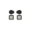 Aretes de Cobre con Circonita Micropavé Europea y Americana Transfronteriza para Mujer, Aretes Elegantes y de Alta Gama, Joyería de Aretes Elegantes para Boda Nupcial