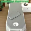 Esterilla para dormir para cama de belleza salón de belleza cama de masaje para champú bordado de tatuaje tapete para quitar cera de oídos con agujeros verano transpirable engrosado seda de hielo ratán