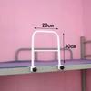 Barandales de litera superior en dormitorios estudiantiles, Barandales de cama anticaída, Paneles laterales elevados para dormitorios de chicas, Contornos de cama anticaída