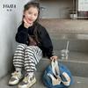 Suéter para niña YOJIA primavera y otoño 2024 nuevo estilo combinable ropa para niña pequeña abrigo de otoño para niños