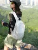Mochila Leve de Cor Contrastante para Uso Externo para Homens e Mulheres, Bolsa Casual Esportiva para Montanhismo, Mochila Leve para Deslocamento Diário e Viagem, Verão