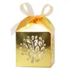 Árbol de la Vida Transfronterizo Caja de Dulces Láser para Boda Árbol Grande Azul Claro Caja de Dulces Fiesta Festiva Yiwu Caja de Dulces al por Mayor