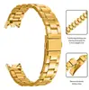 Adequado para Pulseiras Esportivas Xiaomi 8/9/10, Pulseira de Relógio de Aço Inoxidável com Três Contas, Pulseira de Relógio Inteligente Xiaomi com Três Contas