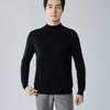 Suéter de Cachemira Orth-Made para Hombre Otoño e Invierno Nuevo Medio Cuello Alto Holgado Casual Mediana Edad Cachemira Pura Suéter Base