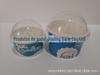 Copo de sorvete personalizado 3 onças 120 ml LOGO definido para design livre com tampa de bola