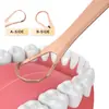 Venta Directa de Fábrica Set de 5 Piezas Raspador de Lengua de Acero Inoxidable Limpiador Bucal para Eliminar el Mal Aliento y la Capa Gruesa de la Lengua Cepillo Limpiador Lo