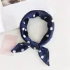 Pañuelo Cuadrado Pequeño de Resorte 50cm Estampado Coreano Moderno Elegante Ropa Profesional Pañuelo Pequeño Decorativo Moda Pañuelo Pequeño de Seda