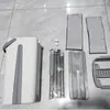 Cubo Pequeño y Mediano, Lavable a Mano, Cubo para Trapeador Plano Perezoso, Trapeador Doméstico de Una Pasada para Piso de Madera, Trapeador Húmedo y Seco