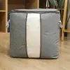Saco de Armazenamento Doméstico à Prova de Poeira em Tecido Não Tecido para Colchas, Roupas e Cobertores, Saco de Embalagem para Mudança