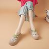 Sandalias de verano para mujer, con suela gruesa, transpirables y huecas, con velcro, informales, de moda, envío directo