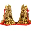 Artesanía de Latón Guardián Qilin Colgante Bagua Qilin Lingote Bagua Qilin Regalo Qilin Trae Fortuna Adorno Feng Shui