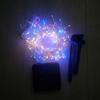 Lámpara solar de alambre de cobre con forma de ciempiés, cadena de luces decorativas navideñas creativas, luces de modelado, luces de petardos con control remoto a prueba de agua