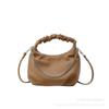 Bolso de Mano de Mujer de Alta Gama, Moderno, Transfronterizo, Primavera 2026, con Cadena Texturizada, Adecuado para el Trabajo, Hombro y Cruzado, Estilo Bollo