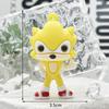 Llavero Colgante de Sonic de Dibujos Animados, Ratón Sonic, Colgante para Mochila Escolar, Muñeco de Plástico Blando, Caja Sorpresa, Soporta Personalización