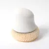 Cepillo para ollas nano para lavar platos, cepillo para ollas antiarañazos, cepillo para lavar platos, bola de estropajo de acero para limpiar, cepillo de mango largo, bola limpiadora