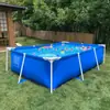 Piscina de Armazón Rectangular Intex Piscina Familiar para Adultos Piscina Grande al Aire Libre Piscina Infantil Piscina Inflable