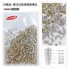 Rhinestones Redondos de Punta Inferior, Rhinestones Pequeños para Uñas, Rhinestones Triturados, Decoraciones para Uñas, Rhinestones para Uñas, Rhinestones para Rellenar Espacios, Diamantes de Punta Inferior