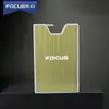 Funda ultrafina suave Focus YH029 para cajetilla de cigarrillos, regalo, metal, aleación de aluminio, plástico, paquete de 20, venta directa, regalo de empresa